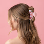 Crystal Cherry Blossom Pink Hair Claw – hair accessories (view 3)