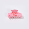 Pink Grid Claw Hair Clip Valentine's Day – hair accessories (view 1)