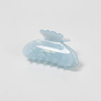 Opal Cloud Claw Hair Clip Beaded - Opal Blue Cloud