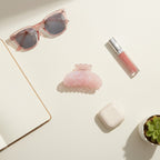 Opal Cloud Claw Hair Clip Beaded - Opal Pink – hair accessories (view 2)