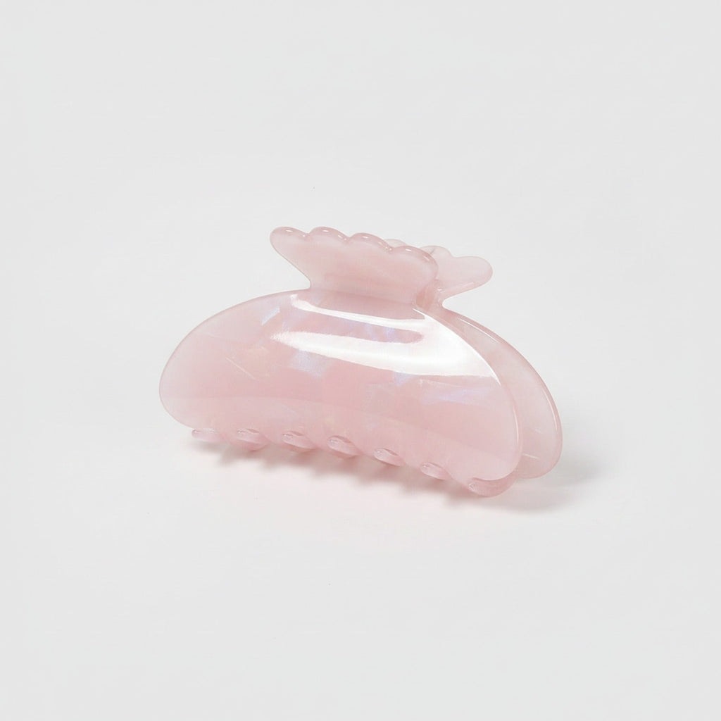 Opal Cloud Claw Hair Clip Beaded - Opal Pink