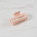 Claw Hair Clip - Peach Polka Dot – hair accessories (view 1)