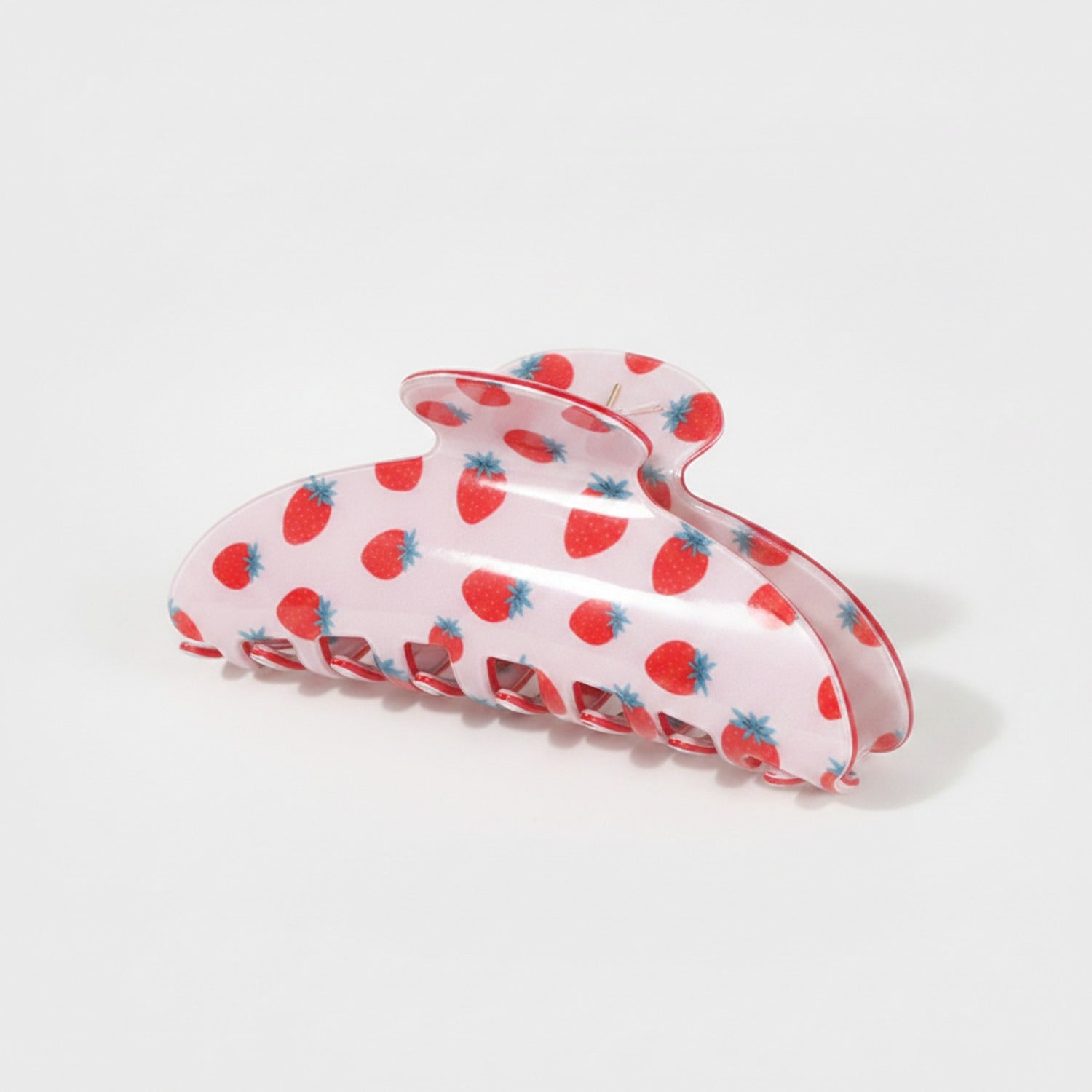 Strawberry Pink Acrylic Hair Claw Clip