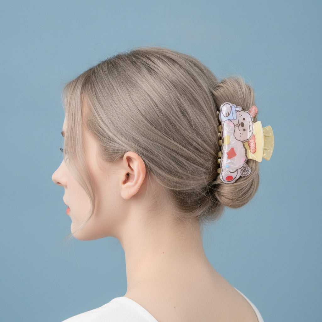 Cute Bear Cloud Hair Claw Clip – hair accessories (view 2)