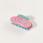 Alien UFO Hair Claw Clip - Pink & Teal Alien UFO
