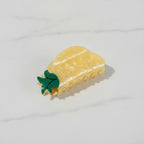 Pineapple Hair Claw With Green Leaf – hair accessories (view 3)