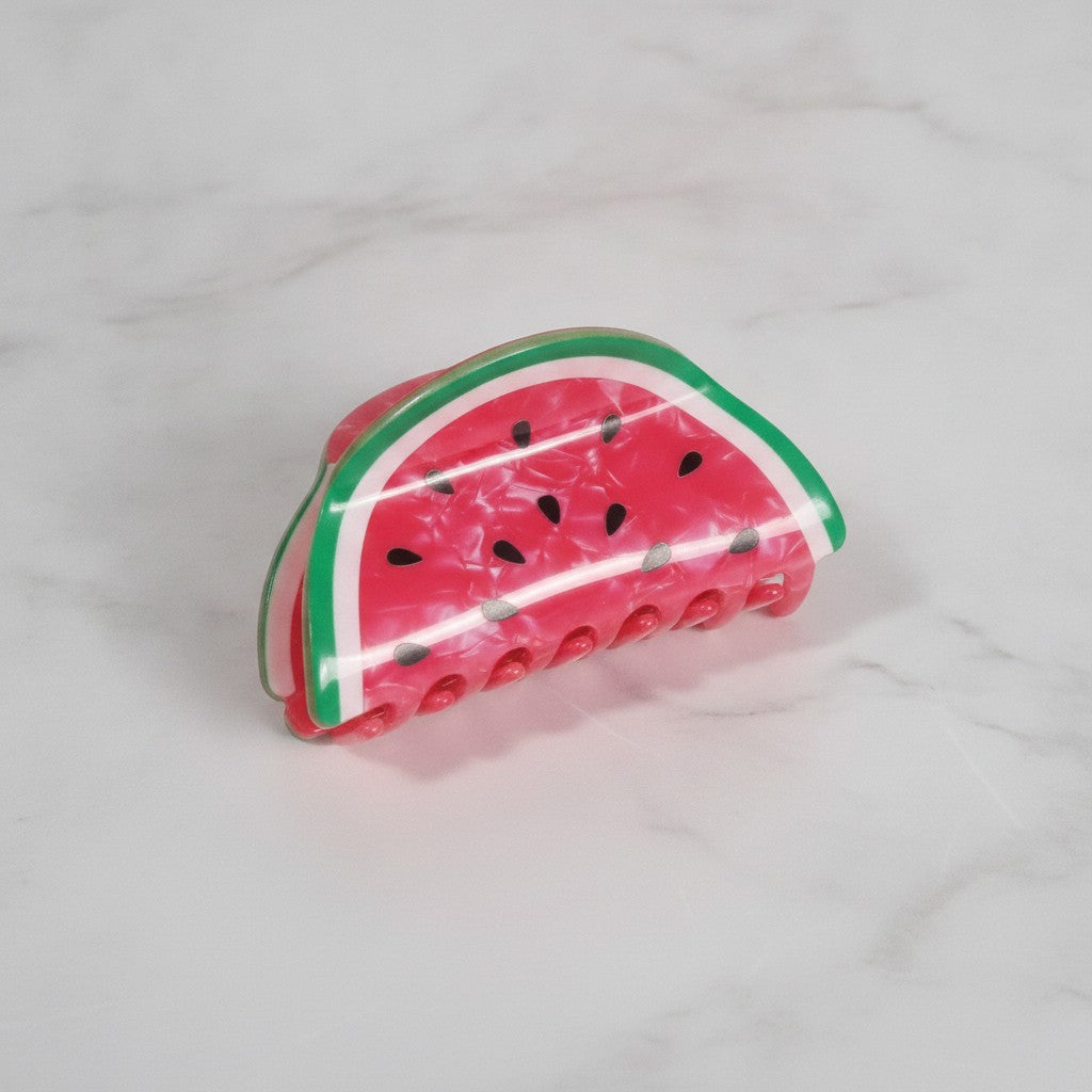 Watermelon Beaded Hair Claw Clip – hair accessories (view 3)