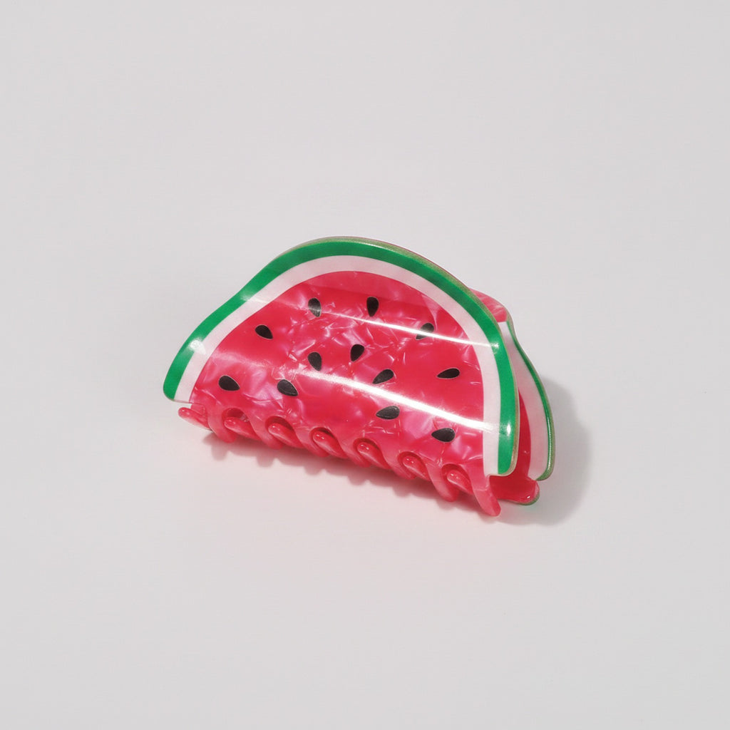 Watermelon Beaded Hair Claw Clip – hair accessories (view 1)
