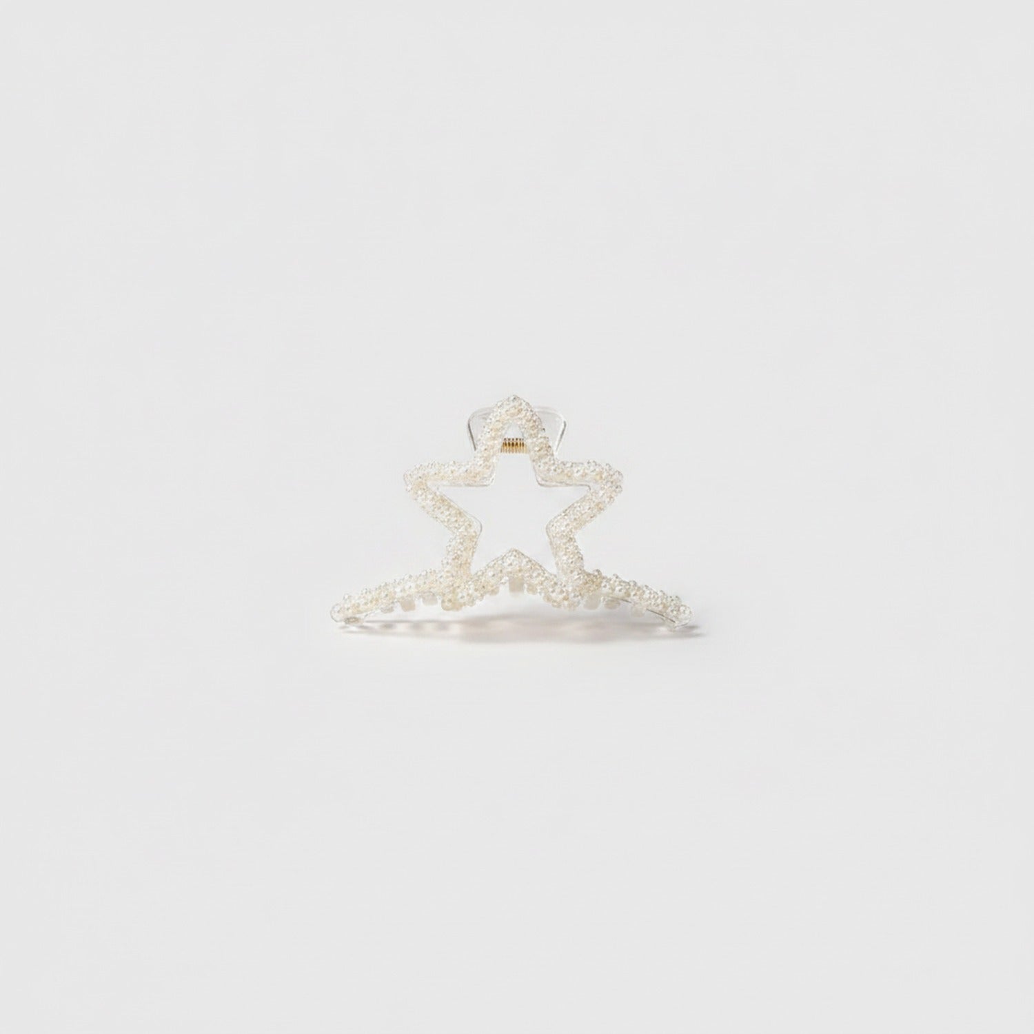 Pearl Beaded Star Hair Claw Clip