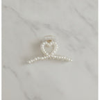 Pearl Heart Hair Claw Clip – hair accessories (view 2)