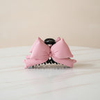 Pink Bow Hair Claw Clip – hair accessories (view 2)