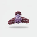 Fuzzy Plush Flower Hair Claw Clip – hair accessories (view 1)