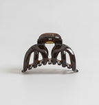 Glossy Hair Claw Clip - Large Burgundy Pumpkin Claw Clip 9cm – hair accessories (view 1)