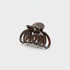 Glossy Hair Claw Clip - Large Burgundy Pumpkin Claw Clip 9cm