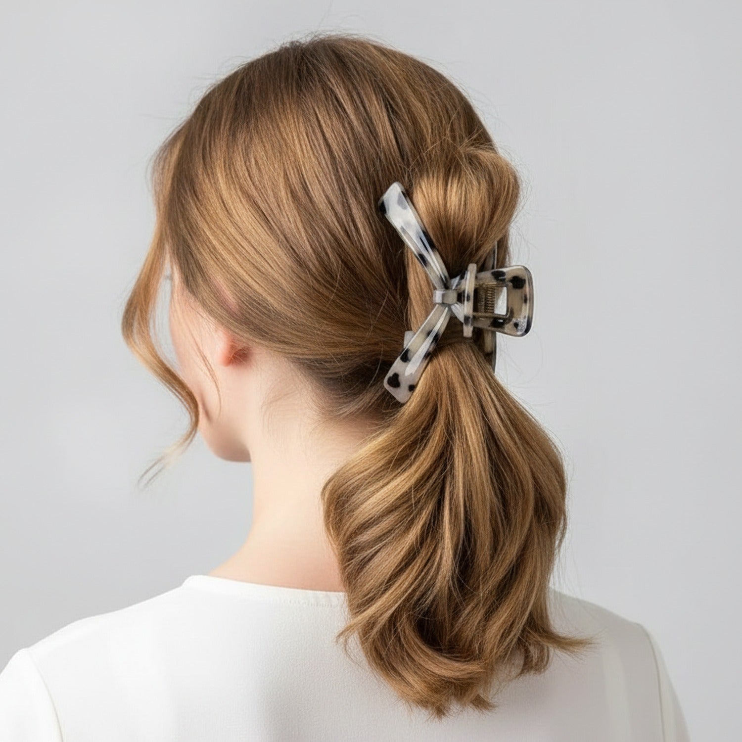 Tortoiseshell Bow Hair Claw Clip