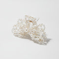 Pearl Beaded Bow Hair Claw Clip – hair accessories (view 1)