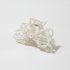 Pearl Beaded Bow Hair Claw Clip – hair accessories (view 1)