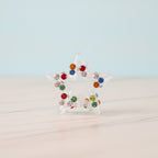 Rainbow Rhinestone Star Hair Claw Clip – hair accessories (view 2)