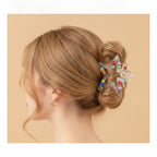 Rainbow Rhinestone Star Hair Claw Clip – hair accessories (view 3)