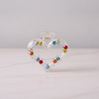 Colorful Beaded Crystal Hair Claw Clip – hair accessories (view 2)