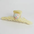 Pearl Shell Translucent Hair Claw - 12cm