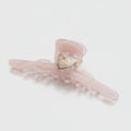 Pearl Shell Translucent Hair Claw - Light Pink 12cm