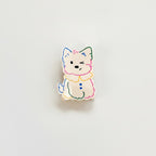 Colorful Rainbow Kitty Hair Claw Clip – hair accessories (view 1)