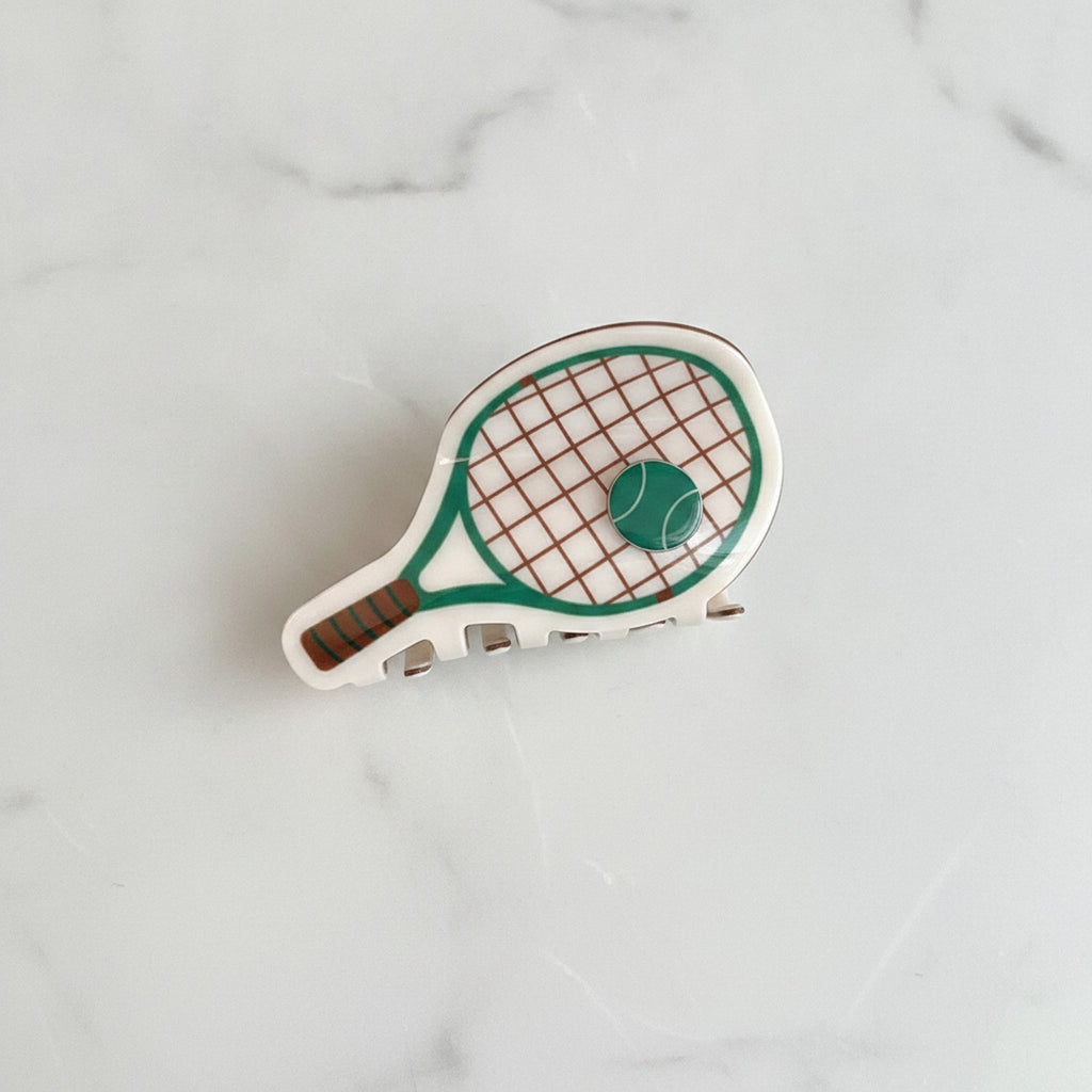 Tennis Racket Hair Claw Clips Pair – hair accessories (view 2)