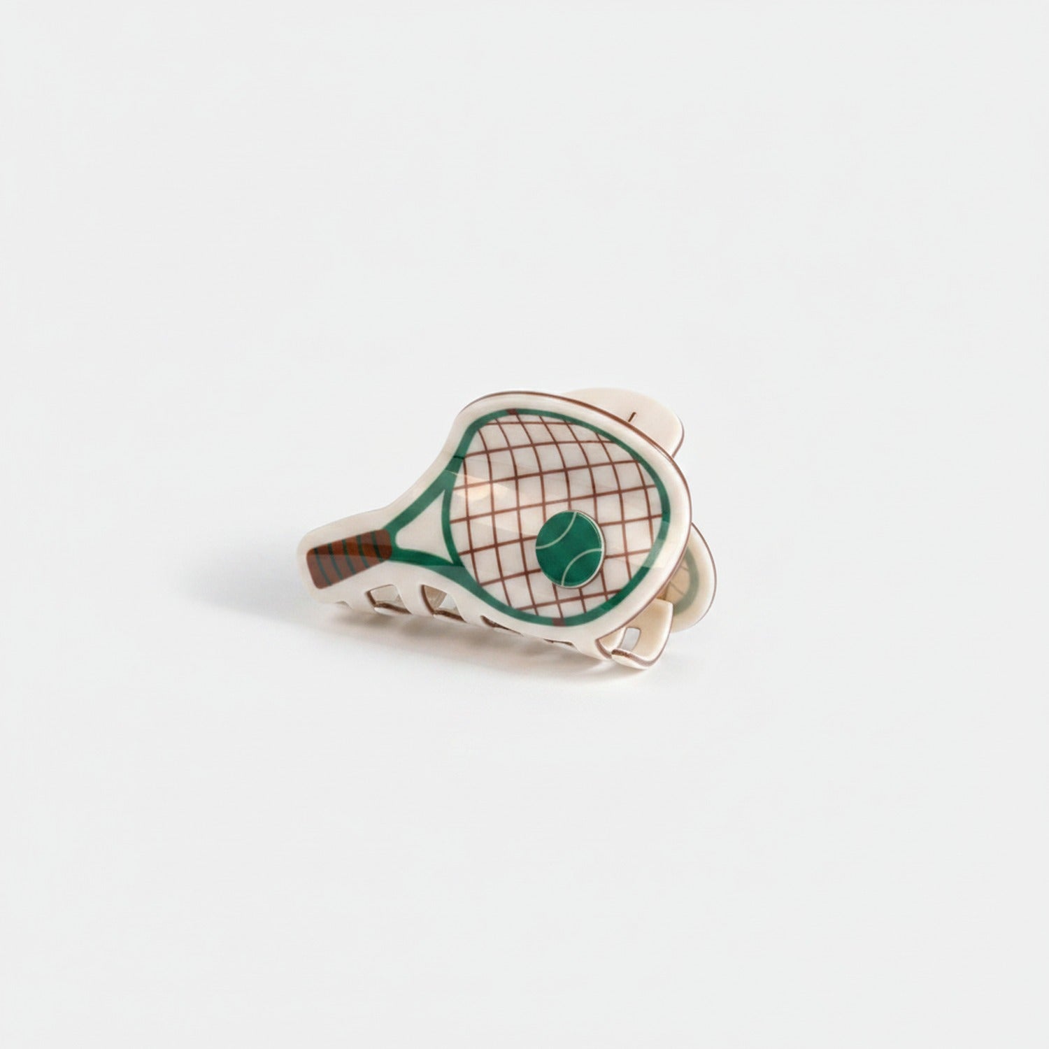 Tennis Racket Hair Claw Clips Pair