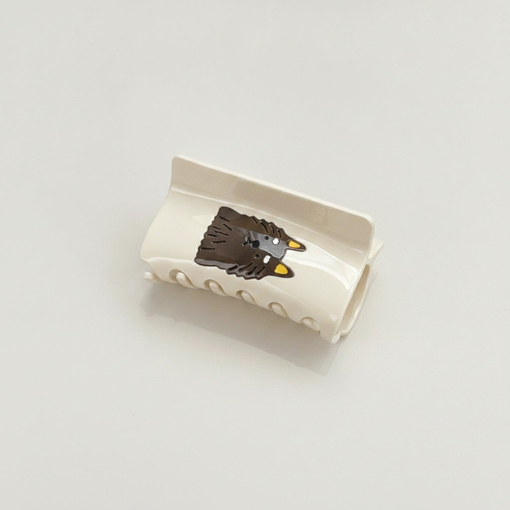Dark Brown Eagle Head Hair Claw Clip – hair accessories (view 1)