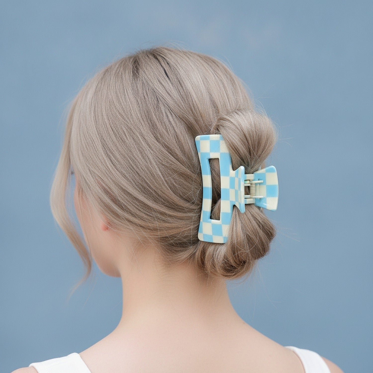 Hair Claw Clip - Grid - 10.5cm – hair accessories (view 2)
