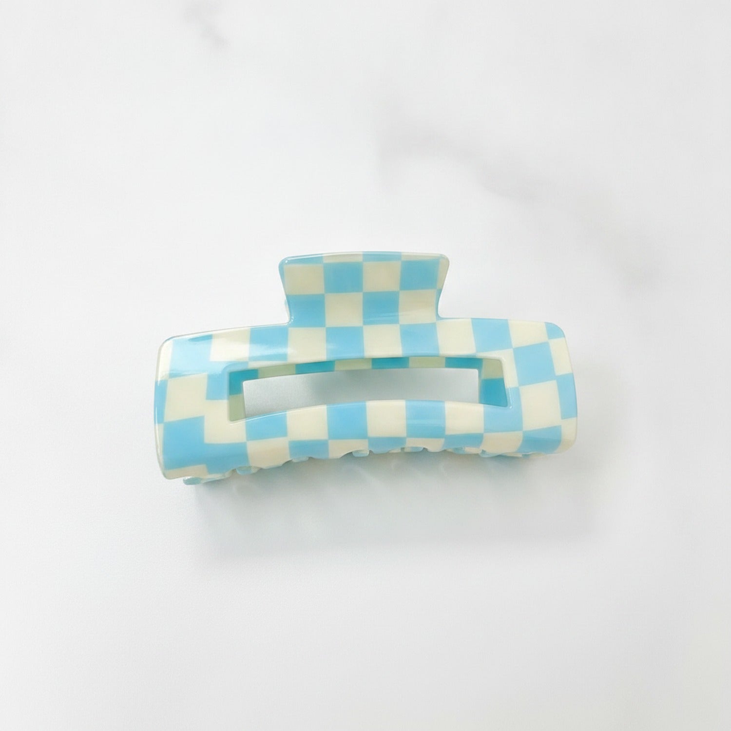 Hair Claw Clip - Grid - 10.5cm