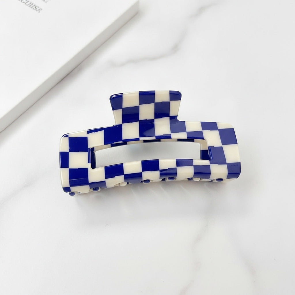 Hair Claw Clip - Navy Large 10.5cm