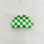 Hair Claws Multi-Pack Set - Green Plaid 8.5cm