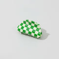 Hair Claws - Green Plaid 8.5cm – hair accessories (view 1)