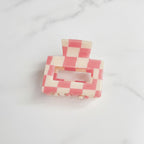 Hair Claws Colorblock Set Pack - Grid - 5cm