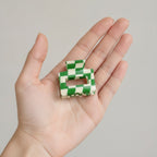Checkerboard Hair Claw Clip – hair accessories (view 3)