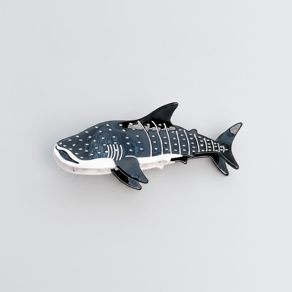 Whale Shark Spotted Dark Blue Hair Claw – hair accessories (view 1)