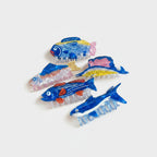 Fish-Shaped Acrylic Hair Claws Set