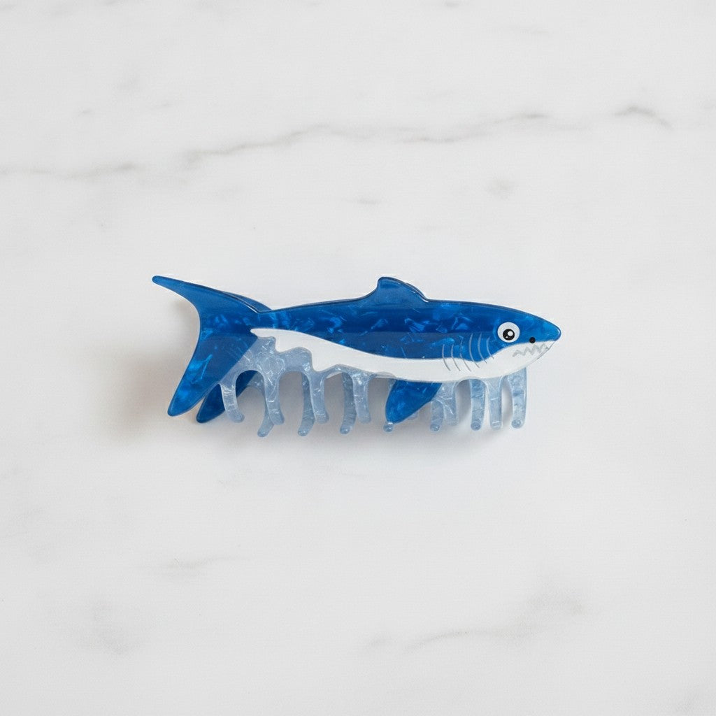 Fish-Shaped Acrylic Hair Claws Set – hair accessories (view 2)