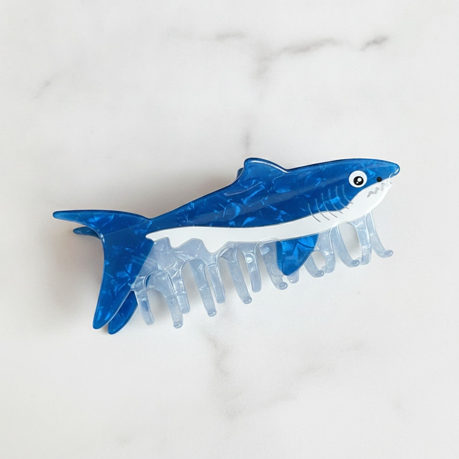 Fish-Shaped Acrylic Hair Claws Set