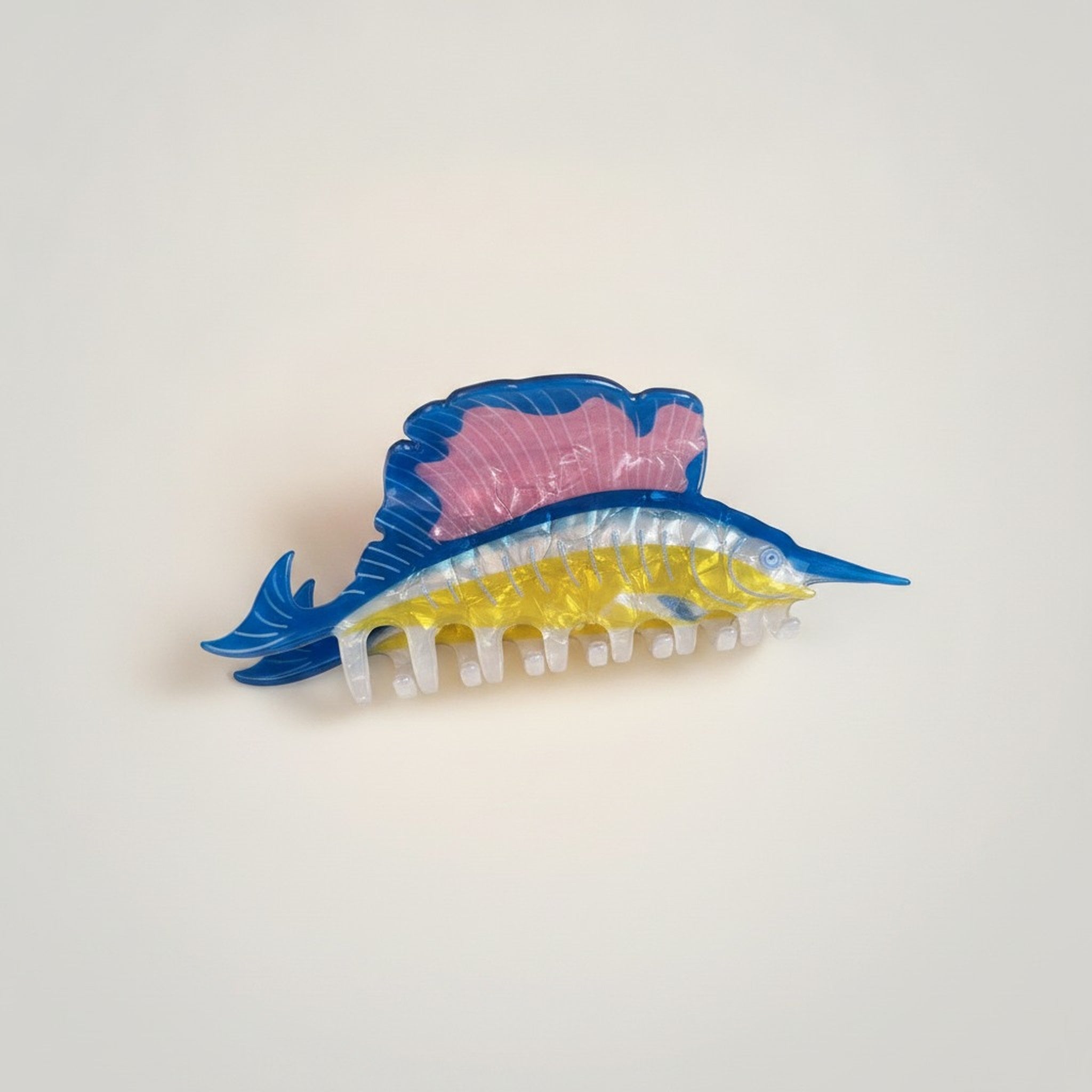 SpottedFish Colorful Marlin Hair Claw Clip