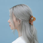 Brown Bear Scarf Hair Claw Clip – hair accessories (view 3)