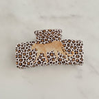 Leopard Print Hair Claw Clips Set – hair accessories (view 1)
