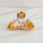 Tiger Animal Claw Hair Clip - Yellow Tiger