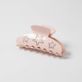 Rhinestone Star Hair Claw Clip - Pink