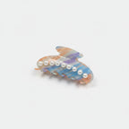 Pearl Hair Claw Clip - Pearl Rainbow Stripe