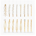 Pearl & Rhinestone Hair Clips Set – hair accessories (view 1)