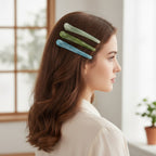 Translucent Resin Hair Clips Set – hair accessories