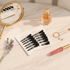 Black Minimalist Hair Clips Set Ten Piece – hair accessories (view 3)